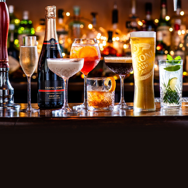 Wine & Drinks menu at The Fox & Hounds