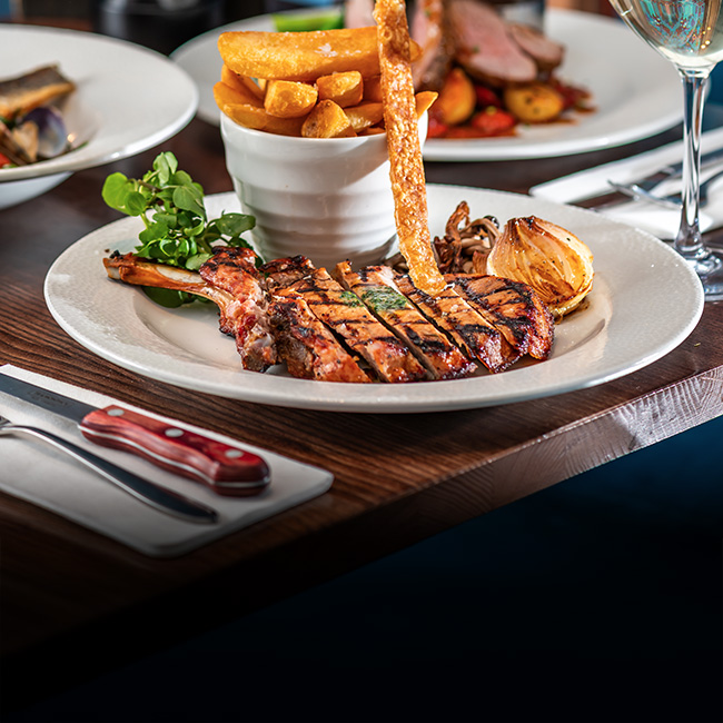 A La Carte menu at The Fox & Hounds