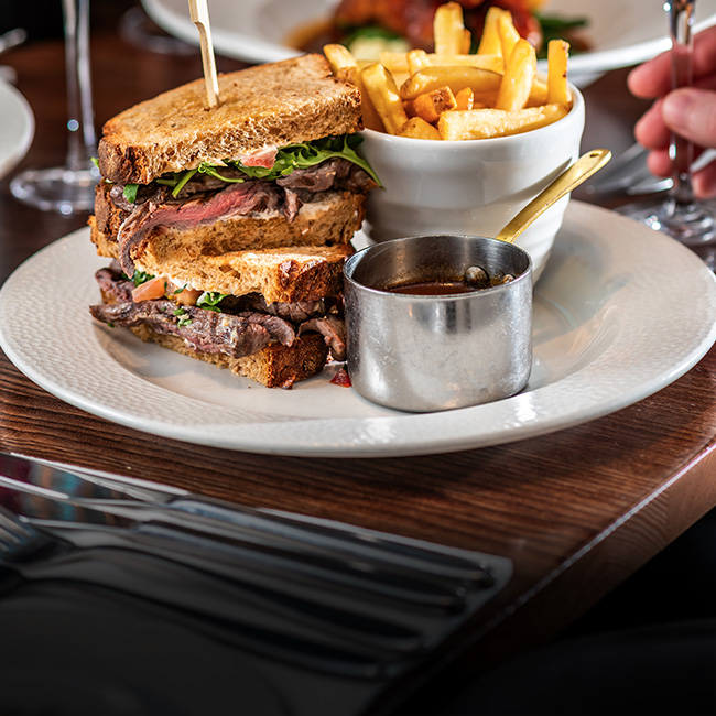 Brunch menu at The Fox & Hounds