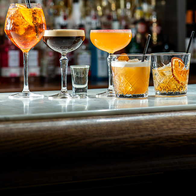 Wine & Drinks menu at The Fox & Hounds