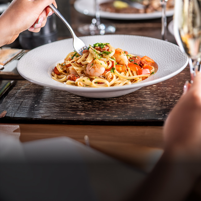 Dessert menu at The Fox & Hounds