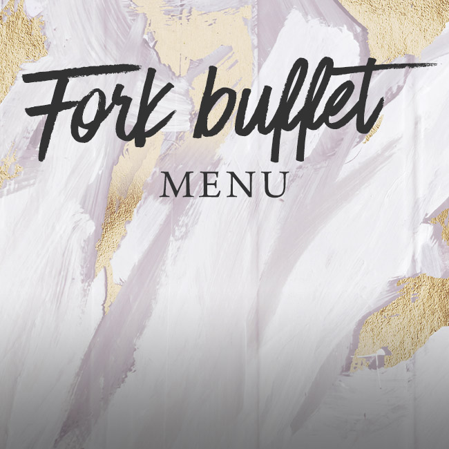 Fork buffet menu at The Fox & Hounds